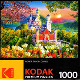 RoseArt - Kodak Premium - Famous Neuschwanstein Medieval Castle, Germany - 1000 Piece Jigsaw Puzzle for Adults RoseArt