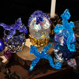 LET'S RESIN Gemstone Resin Molds - Crystal Winged Dragon Silicone Molds for 3D Flying Dragon Toys, Home Decor & Gifts LET'S RESIN