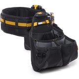 ToughBuilt - 4-piece Contractor Tool Belt Set - Heavy Duty and Durable - 3 Cliptech Pouches and padded Toolbelt - (TB-CT-101-4P) ToughBuilt