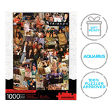 AQUARIUS Friends Collage Puzzle (1000 Piece Jigsaw Puzzle) - Officially Licensed Friends TV Show Merchandise & Collectibles - Glare Free - Precision Fit - 20 x 28 Inches AQUARIUS