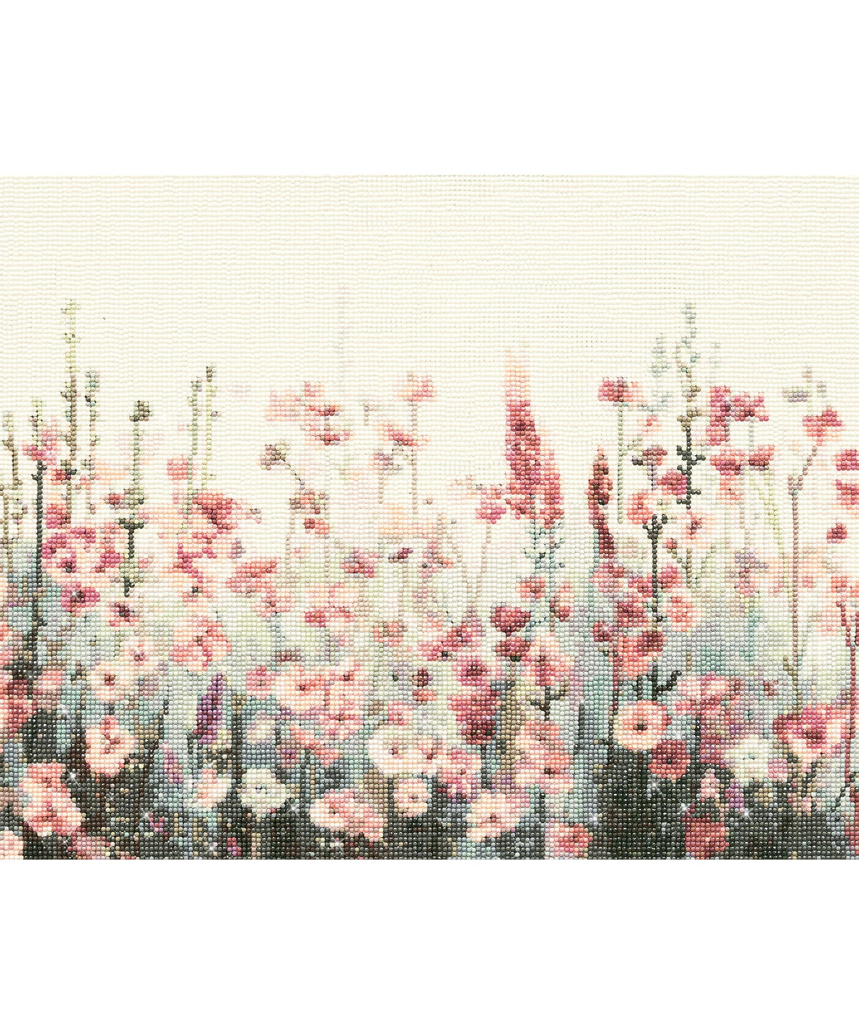 SUGMAR DIY 5D Diamond Art Painting Kits for Adults Diamond Art Pink Flower Full Drill Crystal Rhinestone Embroidery Craft Kits for Home Wall Decor Christmas Gifts, 16x20inch SUMGAR