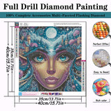 5D Fairy Diamond Painting Kits for Adults Beginners,DIY Moon Landscape Diamond Art,Full Round Drill Diamond Dot Gem Art Kits, Home Wall Decor 16x16 Inch AREOPNMG