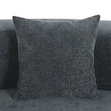 VnndeNest 125" Curved Sofa，Modern Half Moon Sectional Sofa, Comfy Chenille Fabric Upholstered Minimalist Sofa with 3 Pillows, 3 Seater Cloud Couch for Living Room, Apartment, Free Installation，Grey VnndeNest