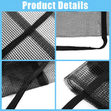 Nuenen 2 Pieces Trampoline Shoes Bag Holder 3 Pouch Trampoline Storage Mesh Bag with 4 Straps Trampolinturnen Shoe Holder Indoor Fitness Shoes Organizer Trampolinturnen Equipment Accessories Nuenen