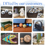 2 inch Wooden Round Ball, Bag of 10 Unfinished Natural Round Hardwood Balls, Smooth Birch Balls, for Crafts and DIY Projects (2 inch Diameter) by Woodpeckers Woodpeckers