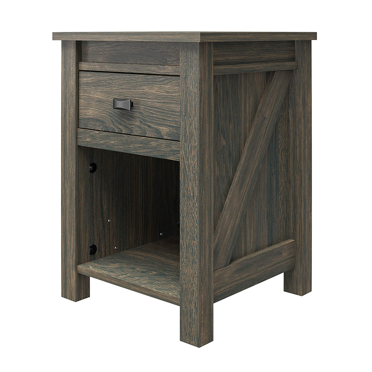 Ameriwood Home Farmington, Nightstand, Weathered Oak Ameriwood Home