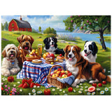 500 Pieces Puzzles for Adults–Dogs Jigsaw Puzzle for Adults Children Elderly–Recycled Paper Puzzle 500 Pieces–Challenging Family Activity Game Gift for Family Friends Men Women Seniors (21x15in) Jeacirio