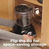 Hamilton Beach Food Processor & Vegetable Chopper for Slicing, Shredding, Mincing, and Puree, 8 Cup, Black Hamilton Beach