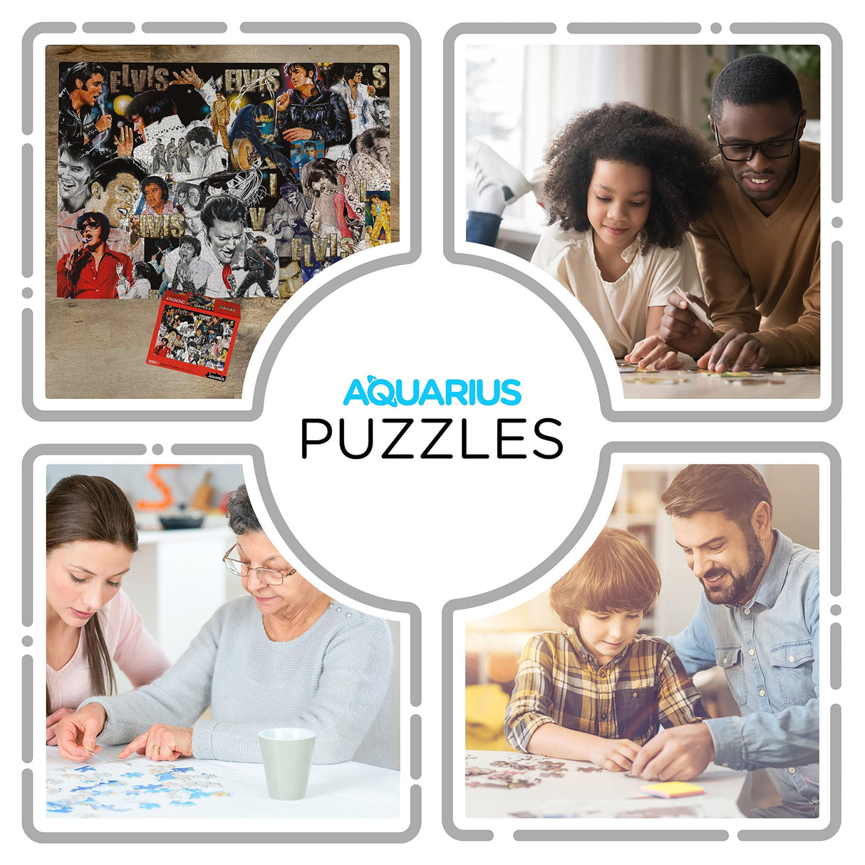 Aquarius Elvis Puzzle (3000 Piece Jigsaw Puzzle) - Officially Licensed Elvis Presley Merchandise & Collectibles - Glare Free - Precision Fit - 32 x 45 Inches AQUARIUS