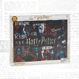 Paladone Harry Potter Dark Arts 1000 Piece Jigsaw Puzzle, featuring Voldemort and Death Eaters - 30" x 24" Spooky Merchandise & Poster for Harry Potter Fans, Black Paladone