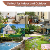 PrimeZone 27 PCS FSC Certified Acacia Wood Interlocking Patio Deck Tiles - 12" x 12" Indoor Outdoor Waterproof Flooring Tiles for Balcony, Backyard, Garden & Poolside, All Weather Use, Brown PrimeZone