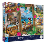 Ceaco - Thomas Kinkade - Disney - Travel Collage - 2000 Piece Jigsaw Puzzle Ceaco