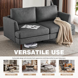 Furnimart 66" Wide Loveseat Sofa, Extra Spacious Seating, Deep Cloud Couch with Removable Cushions, Mid-Century Modern 2-Seater for Living Room & Small Spaces Furnimart