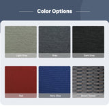 ELEGIBLISS 7 Pieces Patio Furniture Set - Outdoor Sectional Wicker Rattan Furniture with Cushion and Glass Table Patio Conversation Sets for Porch Poolside Backyard Outdoor Sofa Set Modular Sofa ELEGIBLISS