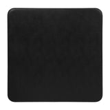 Flash Furniture Madelyn 33.5" Square Folding Multipurpose Card Table with Padded Vinyl Top, Portable Folding Game Table for 4 Players, Black Flash Furniture