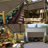 Artpuch Pergola Shade Cover 10'X12' Outdoor Sun Shade Cloth with Grommets Shade Tarp for Patio, Carport, Backyard Artpuch