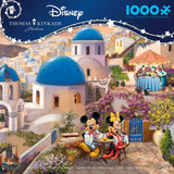 Ceaco - Disney - Thomas Kinkade - Mickey & Minnie in Greece - 1000 Piece Jigsaw Puzzle Ceaco