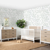 Carter's by DaVinci Radley 4-in-1 Convertible Crib in White & Coastwood, Greenguard Gold Certified DaVinci