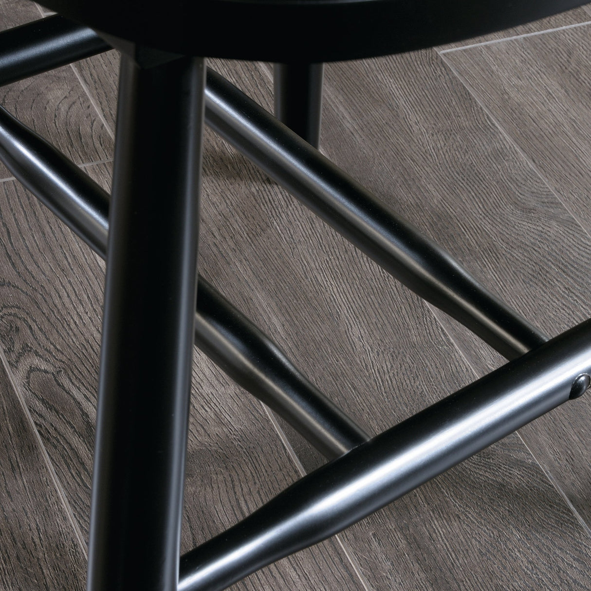 Sauder New Grange Spindle Back Chairs, Wood, Black finish Sauder