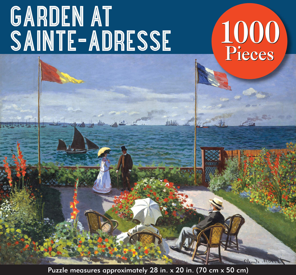 PETER PAUPER PRESS Garden at Sainte-Adresse 1000 Piece Jigsaw Puzzle PETER PAUPER PRESS
