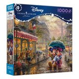 Ceaco - Thomas Kinkade - Disney - Mickey & Minnie in Paris - 1000 Piece Jigsaw Puzzle Ceaco