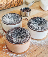Mora Ceramic Ramekins - 8oz, Set of 6 - Small Oven Safe Baking Dishes/Cups - For Personal Pudding, Creme Brulee, Souffle, Serving Dip, Custard, Ice Cream - Single Mini Bowls - Assorted Neutrals MORA CERAMICS HIT PAUSE