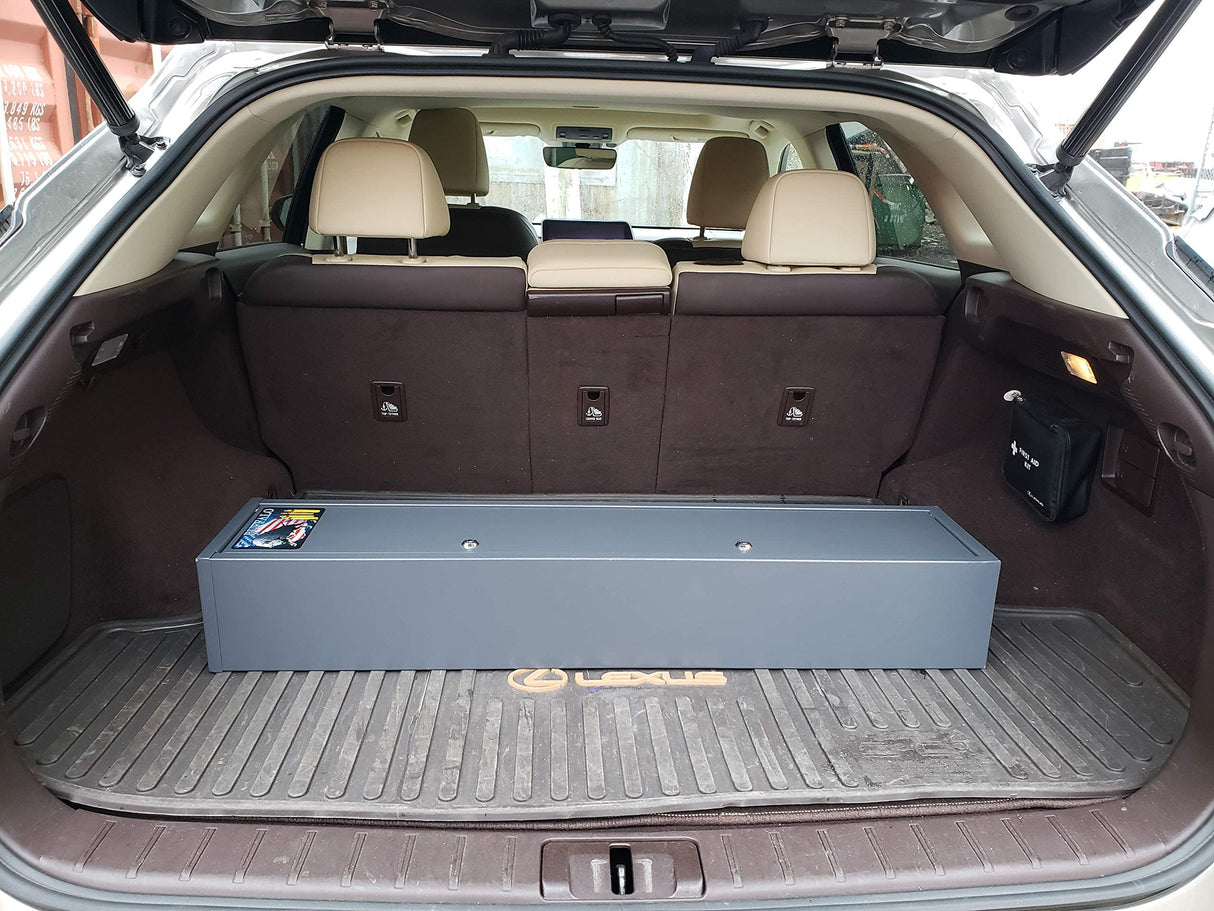 Buffalo 1115 Gun Rifle (32.5"-42") Safe Storage Cabinet Key Lock with Separate Shelf for Handguns Ammo SK New Interiors