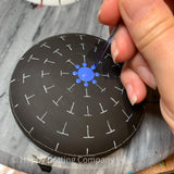 Rock Molds for Painting - 8 pc Round Art Stone Mold Set with Dome Templates - Happy Dotting Company - for DIY Crafts, Dotting Stencil, Mandala Art Happy Dotting Company