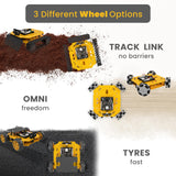 REX Evolution 8in1 Robotics Kit: Coding Robot Kit, Robotics Kit for Adults, Electronic DIY Smart Car Kit, 8 Model Robotics Set, Robot Kit robotistan