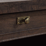 Sauder Costa Executive Desk, W 65.118 X D 29.528 X H 30.00, Coffee Oak finish Sauder