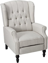 Christopher Knight Home Walter Fabric Recliner, Light Grey Dimensions: 34.75”D x 28.00”W x 41.25”H Christopher Knight Home