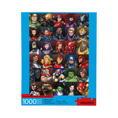 AQUARIUS Marvel Puzzle Superheroes (1000 Piece Jigsaw Puzzle) - Officially Licensed Marvel Merchandise & Collectibles - Glare Free - Precision Fit - 20 X 28 Inches AQUARIUS
