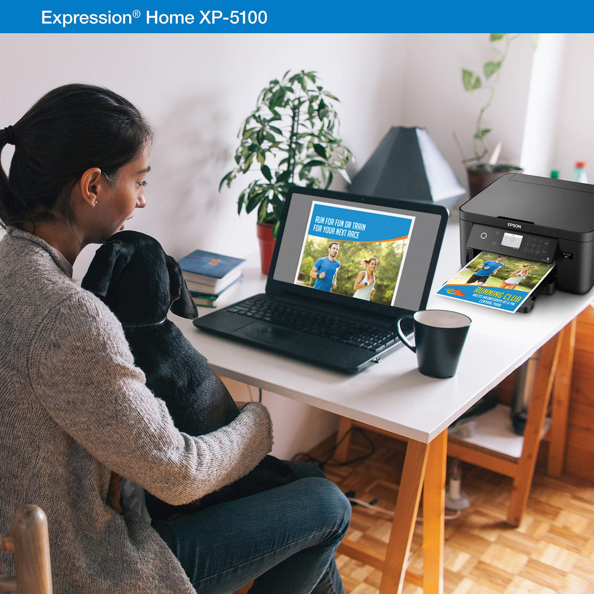 Epson Expression Home XP-5100 Wireless Color Photo Printer with Scanner & Copier, Amazon Dash Replenishment Ready Epson