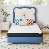 OUUI 5 Inch Gel Memory Foam Twin Mattress Medium-Firm Twin Bed Mattress for Bunk Bed, Trundle Bed, Pressure Relief Mattress for Kids Adults CertiPUR-US Certified Mattress in a Box OUUI