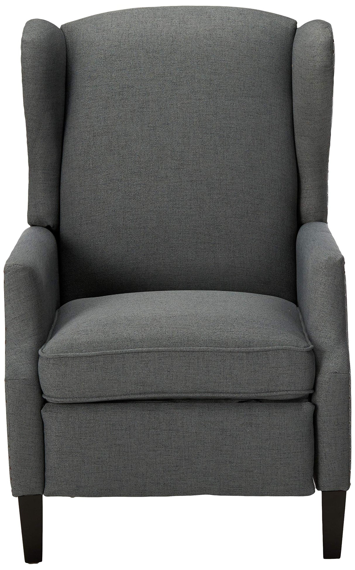 Christopher Knight Home Wescott Traditional Fabric Recliner, Charcoal GDFStudio