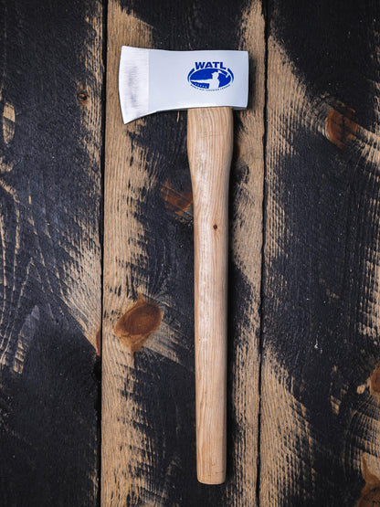 The New 19" Handle Competition Thrower: World Axe Throwing League Premium Competition Throwing Axe with Throwing Hatchet Hickory Wooden Handle