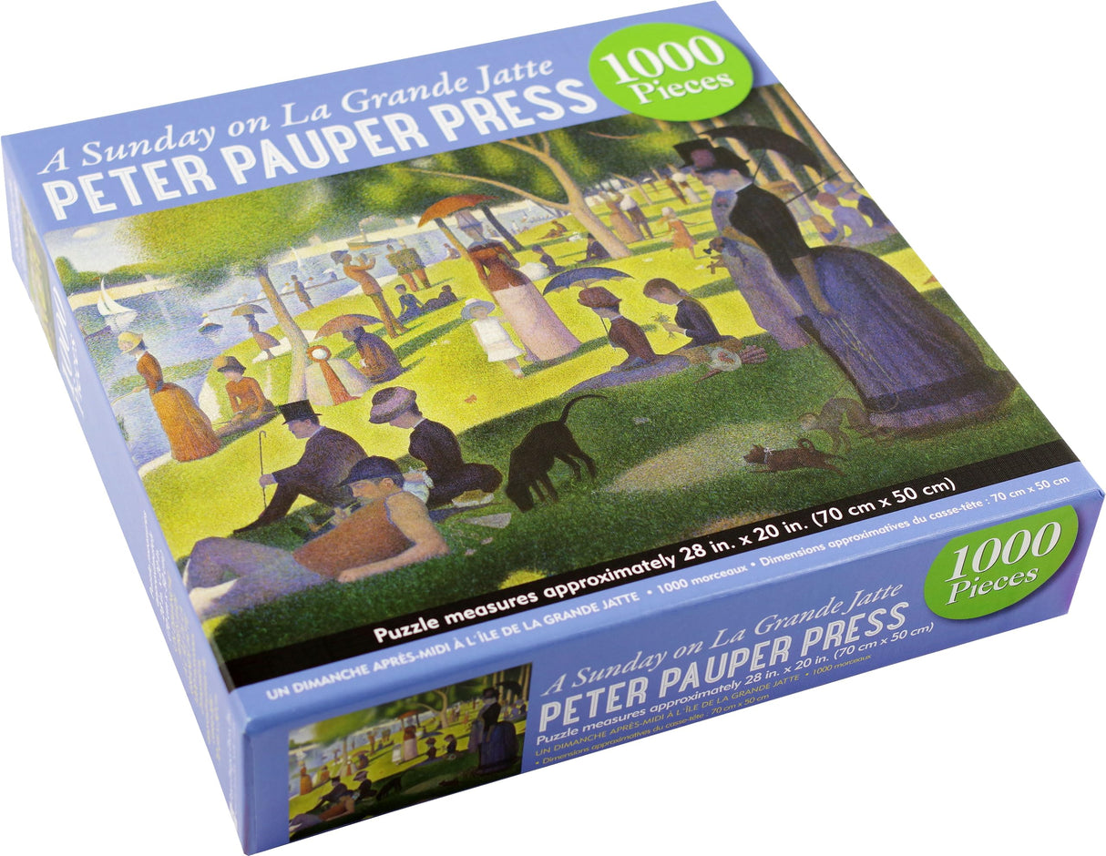 PETER PAUPER PRESS A Sunday on La Grande Jatte 1000 Piece Jigsaw Puzzle PETER PAUPER PRESS