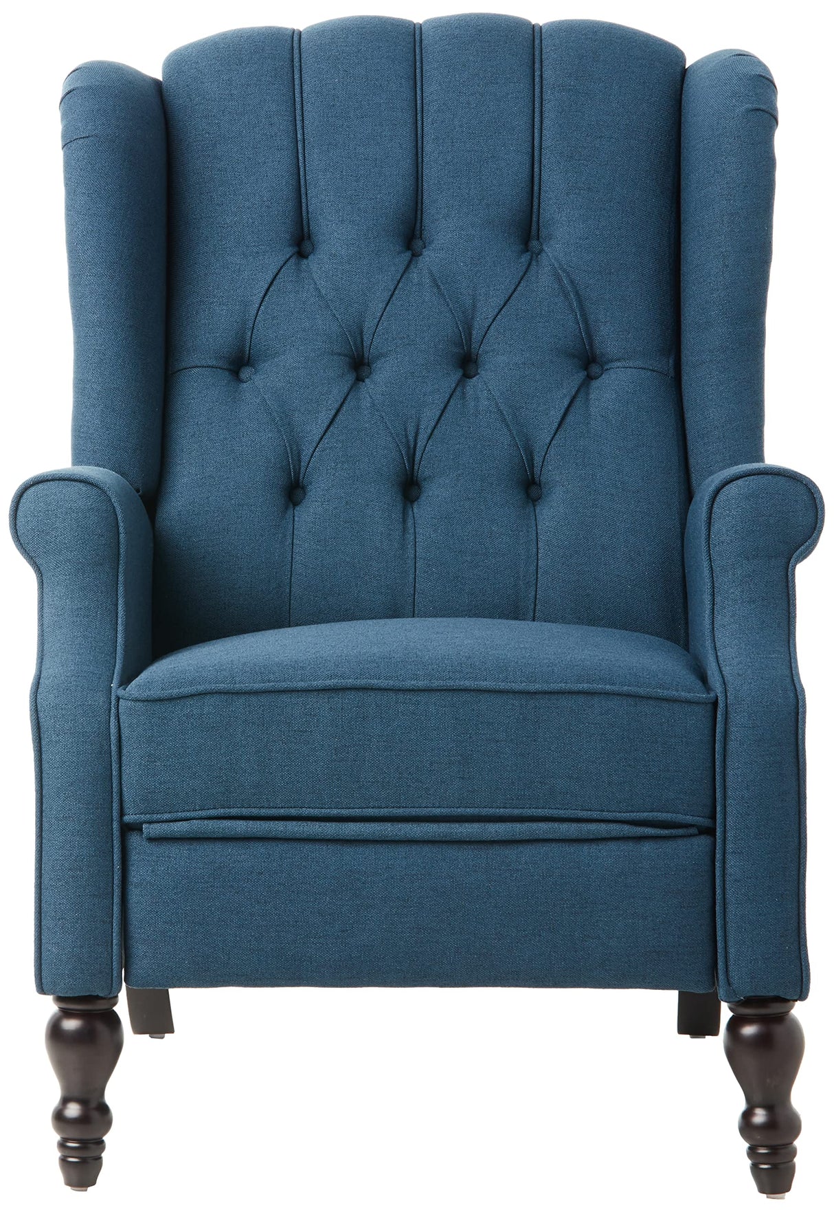 Christopher Knight Home Walter Fabric Recliner, Dark Blue GDFStudio