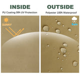 JANCANOPY Replacement Top for Home Depot Hampton Bay Pergola Model #GFM00467F,GFM00469A (Beige) JANCANOPY