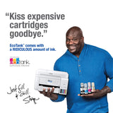 Epson EcoTank ET-3760 Wireless Color All-in-One Cartridge-Free Supertank Printer with Scanner, Copier and Ethernet, Regular Epson