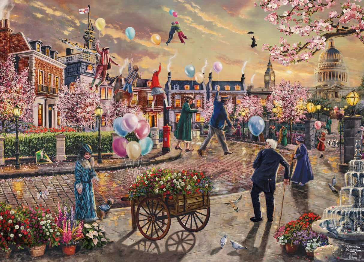 Ceaco - Thomas Kinkade - Disney - Mary Poppins Returns - 1000 Piece Jigsaw Puzzle Ceaco