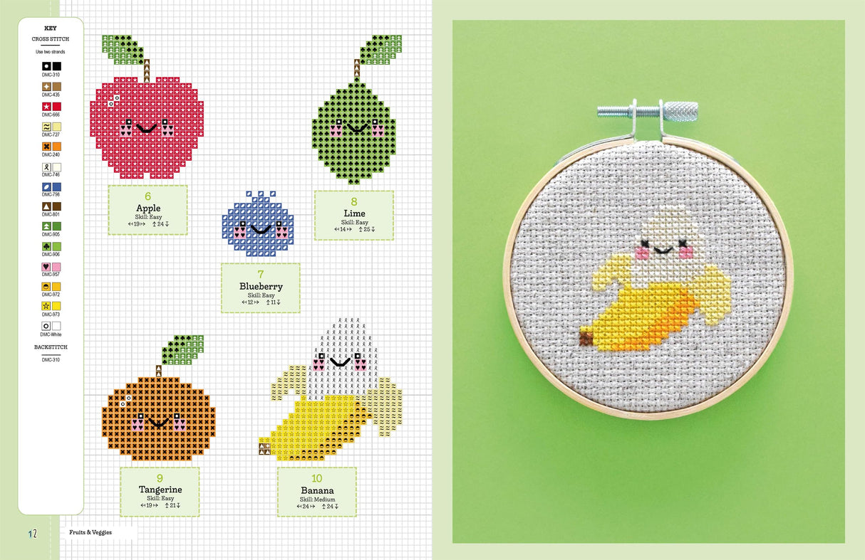 Cute Kawaii Cross Stitch: Over 400 super adorable patterns David & Charles