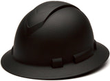 Pyramex Safety Ridgeline Full Brim Hard Hat, 4-Point Ratchet Suspension, Matte Black Graphite Pattern Pyramex Safety