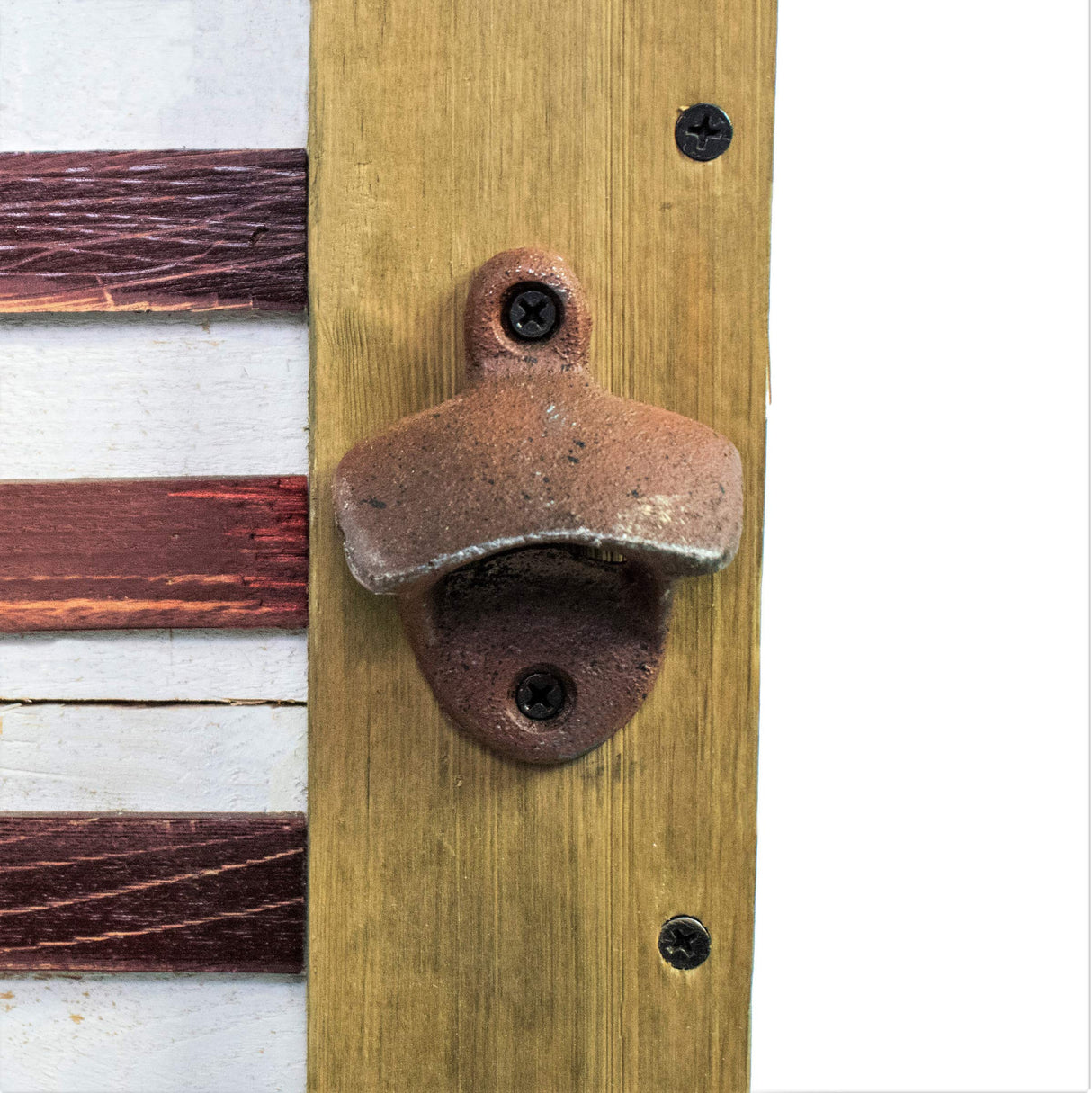 Wooden Patio Beverage Cooler for Porch, Deck or Patio - American Flag Design - 57 Qt - Backyard Expressions BACKYARD EXPRESSIONS PATIO · HOME · GARDEN