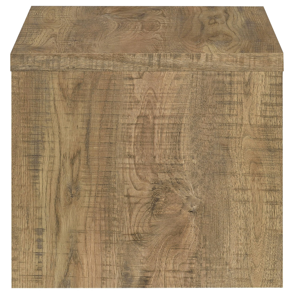 Coaster Home Furnishings Lynette Square Engineered Wood End Table Mango Coaster Home Furnishings