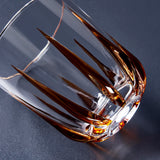 Woodronic Decanter Set for Men with 12.5 oz Whiskey Glasses, 68 oz Crystal Glass Liquor Decanter with Solid Wood Stand and Lid for Bourbon Vodka, Birthday or Valentine's Day Gift for Him Woodronic