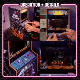 Numskull Quarter Arcades Space Invaders Collector's Edition Mini Arcade - 1/4 Scale Authentic Wooden Replica, Original ROM, Rechargeable Battery & 3W Speakers for Retro Enthusiasts quarter arcades