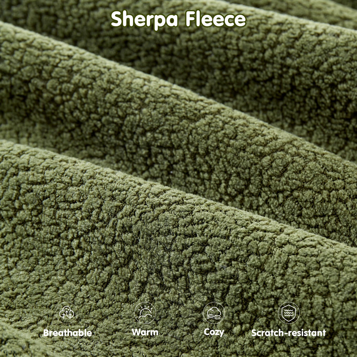 ovios 104" Cloud Sectional Couch with L-Shape Chaise,Modern Modular Sofa with Deep Seat, Upholstered Couches for Living Room Bedroom,No Assembly Required, Green (Cloud Velvet) ovios