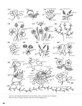 500 Simply Charming Designs for Embroidery: Easy-to-Stitch Monograms and Motifs (Design Originals) Patterns for the Home, Holidays, Food, Animals, and Borders, with Stitch Guide and Gallery Design Originals