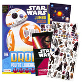 Star Wars Coloring Book with Stickers ~ Includes Bonus Solar System Sticker!